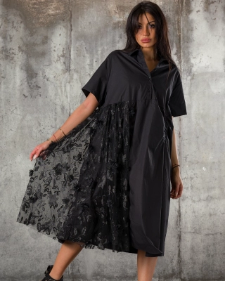 Black Garden Dress, Black Color