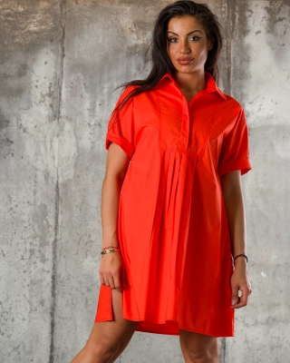 Pop Out Dress, Orange Color