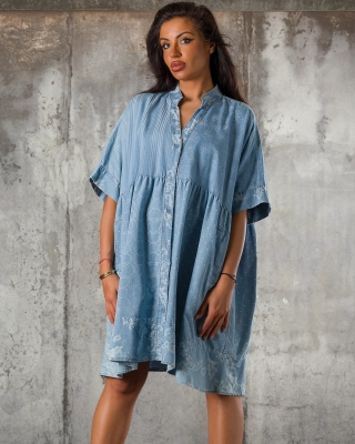 Roxanne Dress, Light Denim