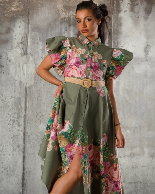 Flower Mood Dress, Multicolored