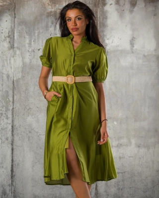 Take It To The Max Dress, Green Color