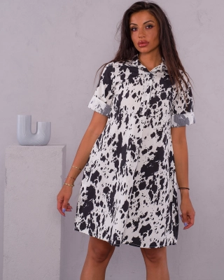 Sorelle Dress, Black/White Color