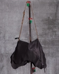 Mod Leather Crossbody Bag, Black Color