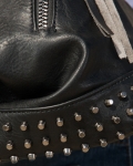Shadow Studded Backpack, Black Color