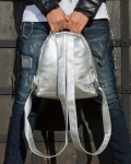 Vixen Backpack, Silver Color