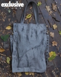 Force Leather shopper bag, Black Color