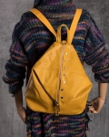 Clout Studded Backpack, Yellow Color
