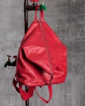 Clout Studded Backpack, Red Color