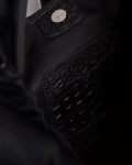 Gator Croc Bag, Black Color