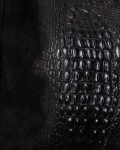 Gator Croc Bag, Black Color