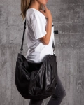 Pillow Talk Big Leather Bag, Black Color