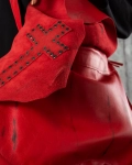 Libra Studded crossbody bag, Red Color