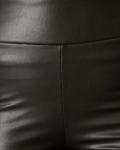 On Point Faux Leather Leggings, Black Color