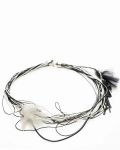Isabella Necklace with Tulle, Multi Color