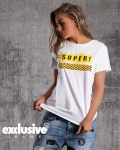 Super! T-Shirt, Black Color