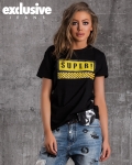 Super! T-Shirt, Black Color