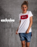 Fiore T-Shirt, White Color