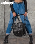 Ability Studded Bag, Black Color