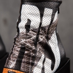 Media Peep-Toe Boots, Black Color