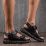 Columbia Leather Sandals, Black Color