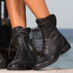 Urban Combat boots, Black Color