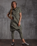Nothing To Wear Jumpsuit with A Belt, Green Color