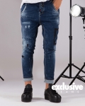 Square Relaxed fit jeans, Blue Color