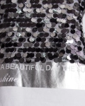 Beautiful Day T-Shirt With Sequins, Black Color