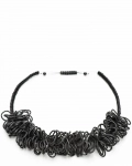 Saturn Necklace, Black Color