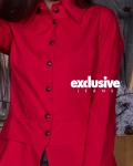 Felina Long Shirt, Red Color