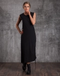 Malone Dress With Back Cutout, Black Color