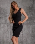 Kimberly Bodycon Dress, Black Color