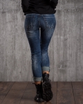 Unlimited Distressed Jeans, Blue Color