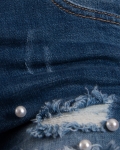 Pearl Drop Jeans, Blue Color