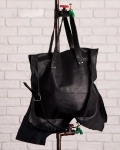 Astralis Leather Bag, Black Color