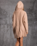 Alive Hooded Sweater, Beige Color