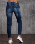 Salvation Jeans With Patches, Blue Color