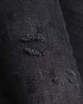 Actual Distressed Jeans, Black Color