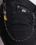 Austin Jeans With Chain, Black Color