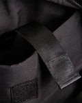 Velvet Corduroy Backpack With Pins, Black Color