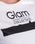 Glam Life T-shirt, White Color