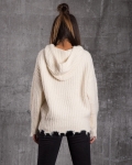 Groovy Hooded Sweater, Grey Color