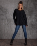 Equality Sweater With Front Pocket, Black Color