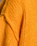 Pumpkin Spice Long Turtleneck Sweater, Red Color