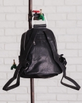 Edge Metal Handle Backpack, Black Color