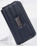 Fire & Ice Wallet With Zippers, Blue Color