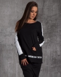 America Top With Graphics, Black Color