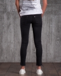 Fearless Jeans With Lace, Black Color