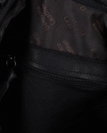 Personality Leather Crossbody Bag, Black Color