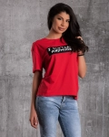 I Don't Care T-Shirt, Red Color